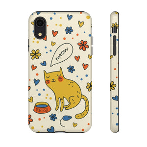 Cat and Mouse Hard Shell Phone Case