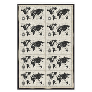 wanderlust world traveler wrapping paper