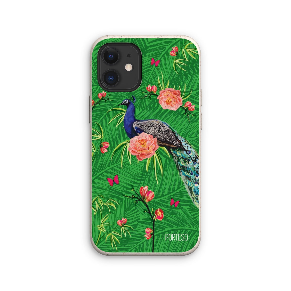 Tropical Peacock Eco Friendly Phone Case