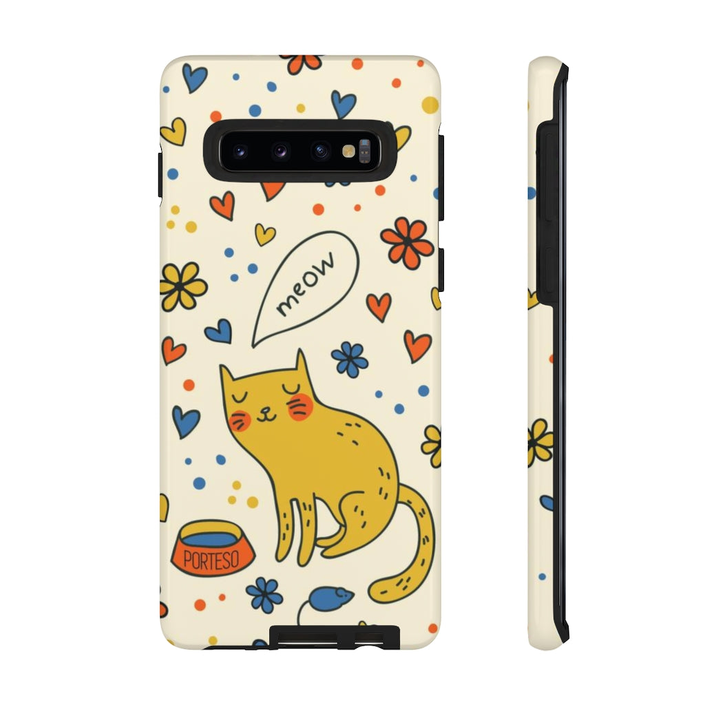 Cat and Mouse Hard Shell Phone Case