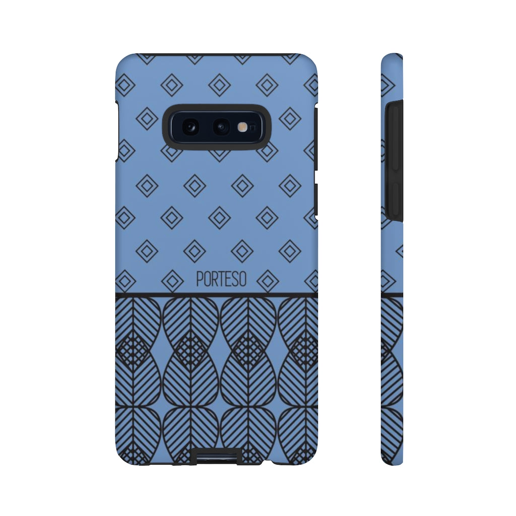 Triangles Hard Shell Phone Case in Periwinkle