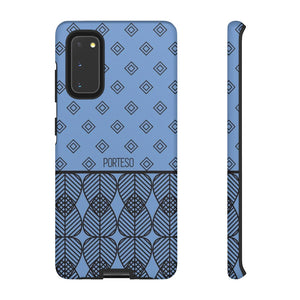 Triangles Hard Shell Phone Case in Periwinkle