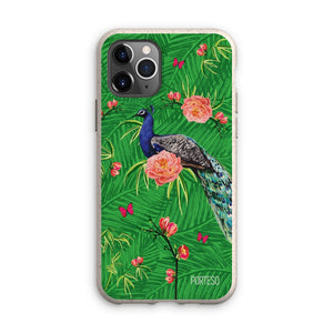 Tropical Peacock Eco Friendly Phone Case