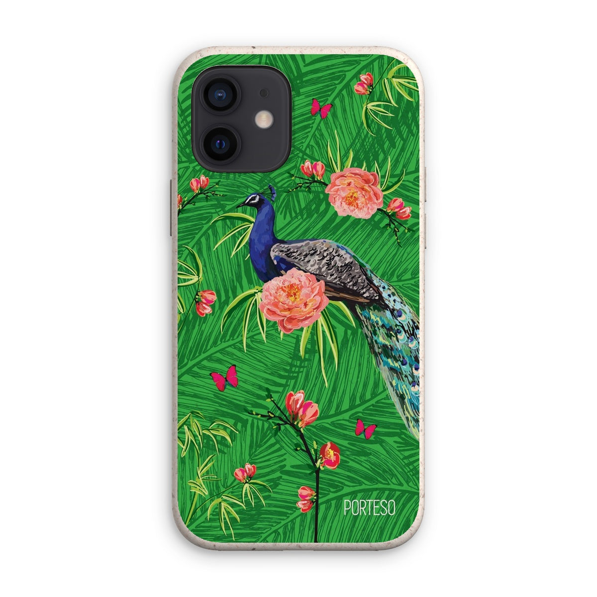 Tropical Peacock Eco Friendly Phone Case