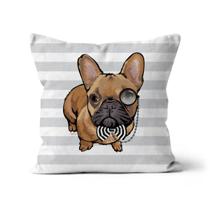 Bowtie Frenchie Pillow