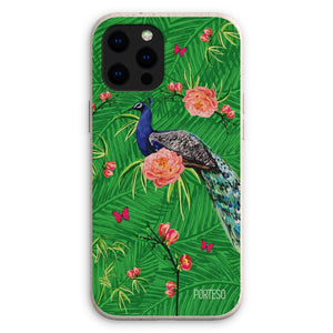 Tropical Peacock Eco Friendly Phone Case