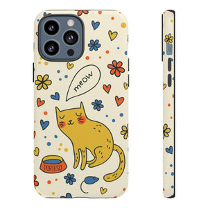 Cat and Mouse Hard Shell Phone Case