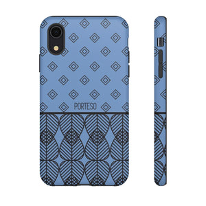 Triangles Hard Shell Phone Case in Periwinkle