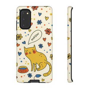 Cat and Mouse Hard Shell Phone Case