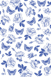 Butterfly Toile Wrapping Paper