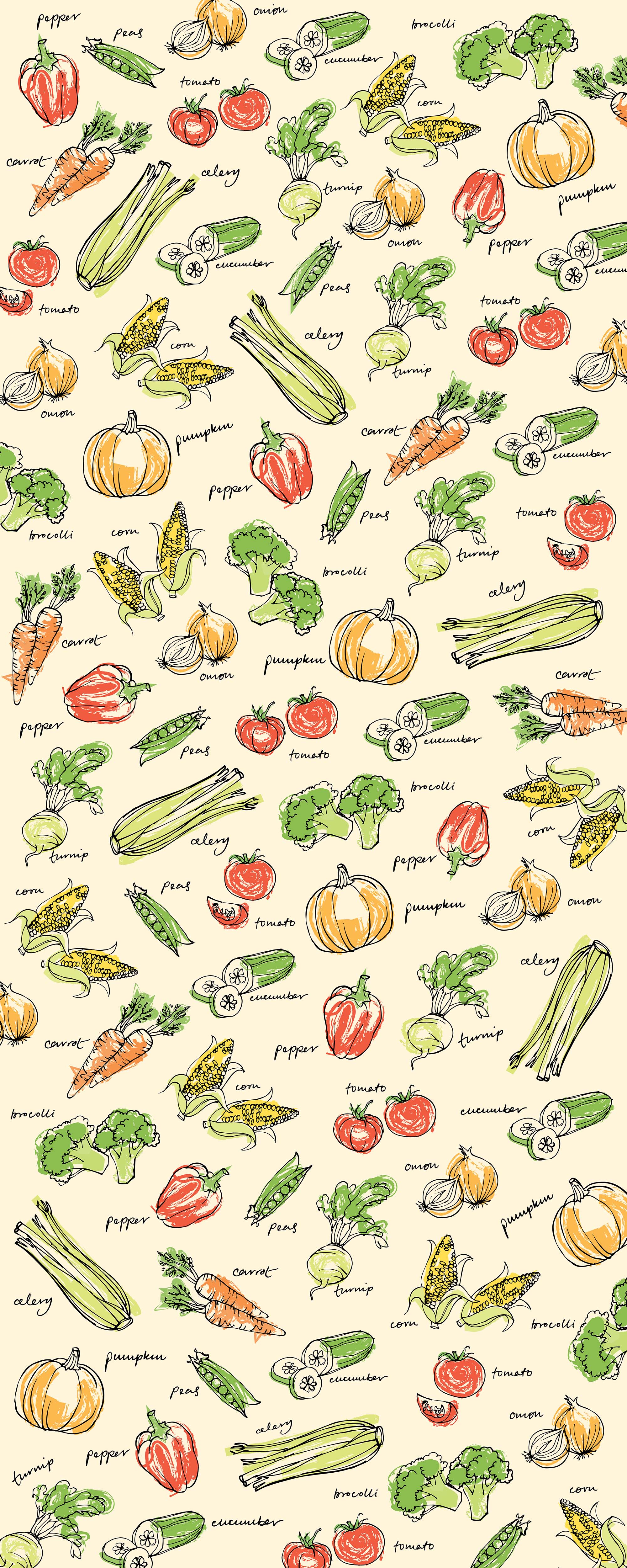 Eat Your Veggies Wrapping Paper