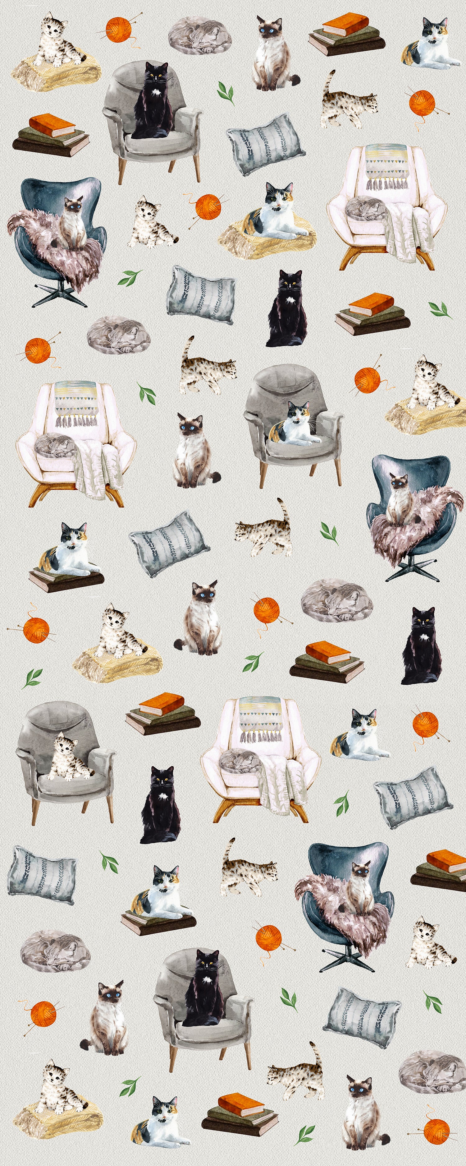 Hygge Cats Wrapping Paper