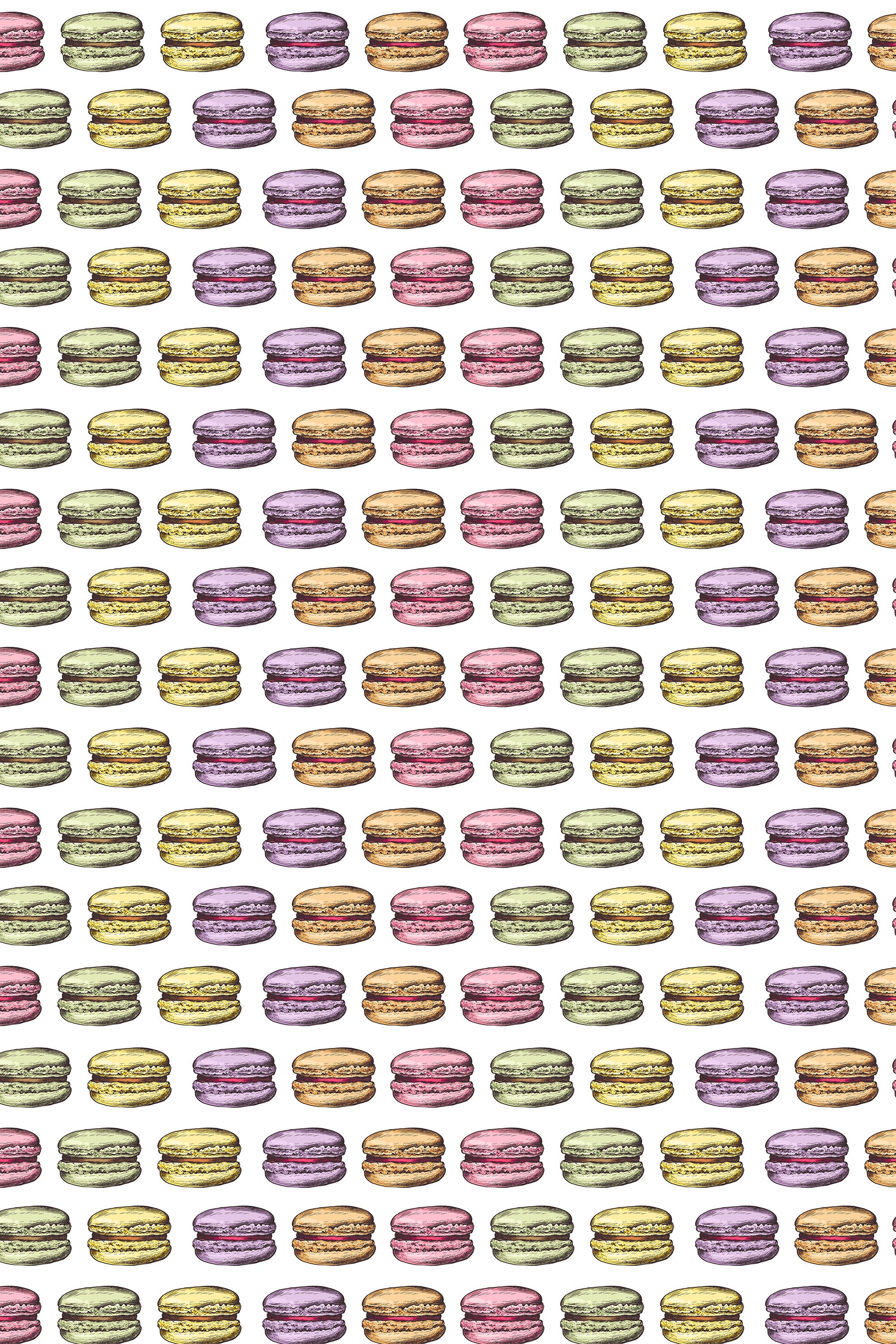 Colorful Macarons Wrapping Paper