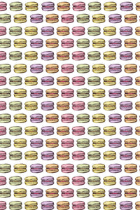 Colorful Macarons Wrapping Paper