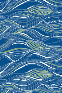 Rolling Waves Wrapping Paper