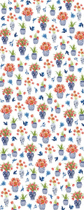 Toile Ginger Jar Wrapping Paper