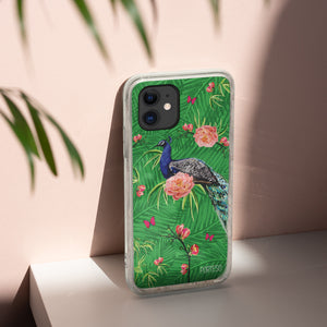 Tropical Peacock Eco Friendly Phone Case