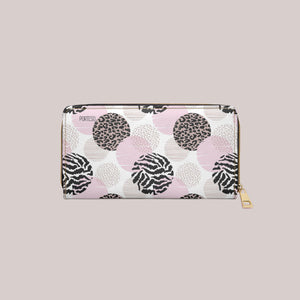 Zipper Wallet in Animal Print