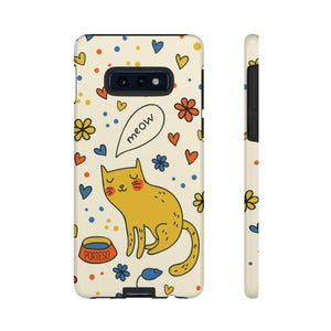 Cat and Mouse Hard Shell Phone Case