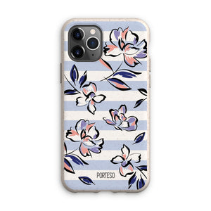 Lavender Stripes Eco Friendly Phone Case