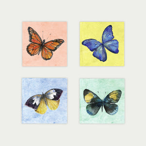 Watercolor Butterfly Sticker Set