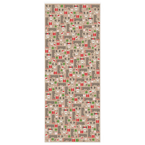 Retro Woodland Reindeer Wrapping Paper