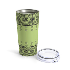 Triangles Tumbler in Lime