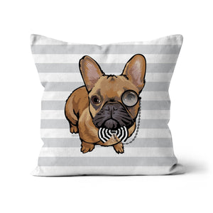 Bowtie Frenchie Pillow