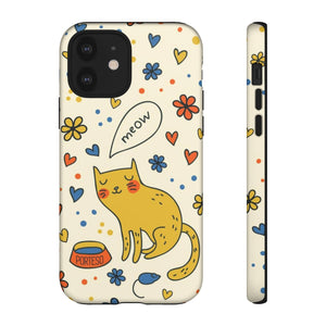 Cat and Mouse Hard Shell Phone Case