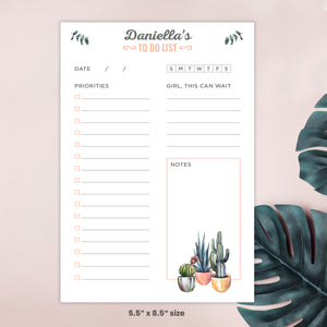 Cactus Notepad