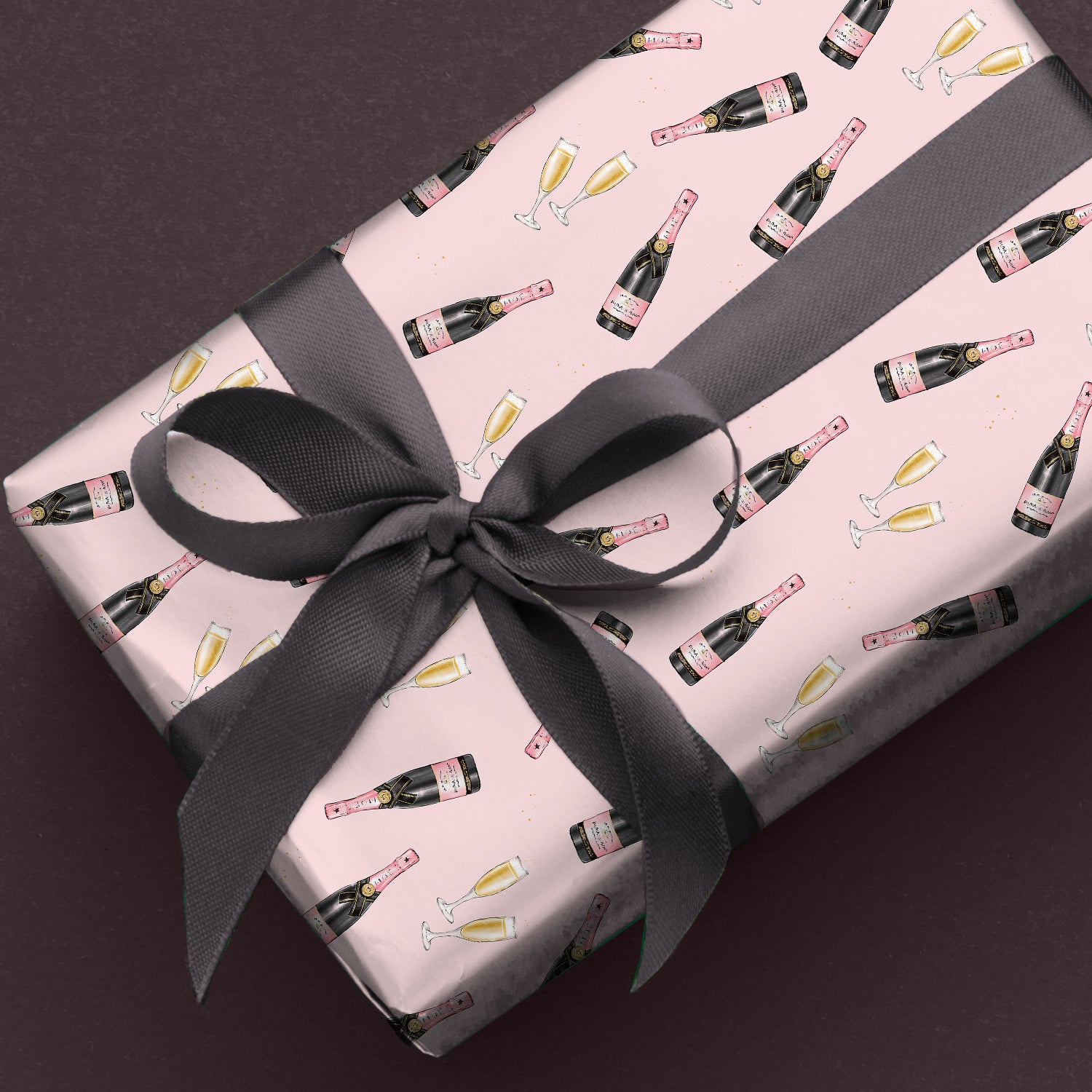 Champagne Toast Wrapping Paper