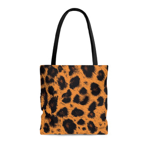 Cheetah Canvas Tote