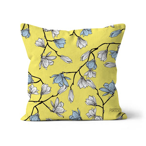 Yellow Magnolia Pillow