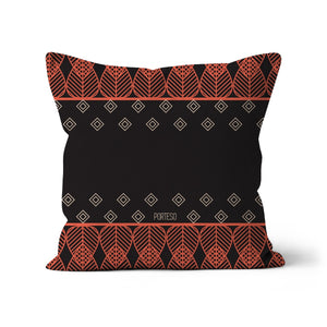 Triangle Print in Black Mix Pillow