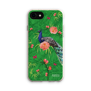 Tropical Peacock Eco Friendly Phone Case