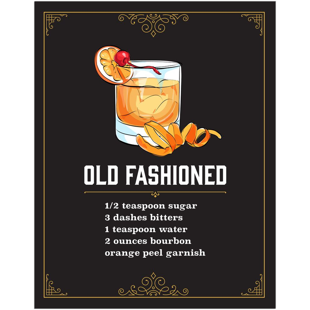 Old Fashioned Whiskey Print