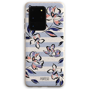 Lavender Stripes Eco Friendly Phone Case