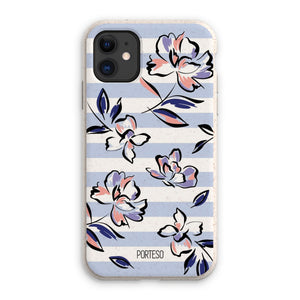 Lavender Stripes Eco Friendly Phone Case