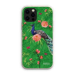 Tropical Peacock Eco Friendly Phone Case