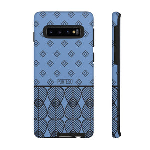 Triangles Hard Shell Phone Case in Periwinkle