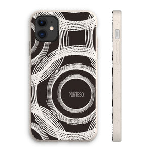 Geo Circles Eco Friendly Phone Case