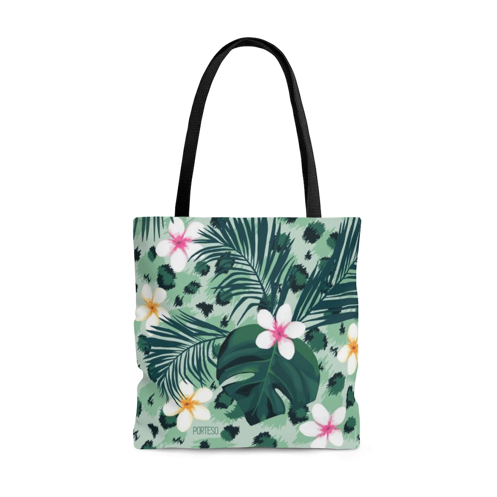 Spotted Jungle Canvas Tote