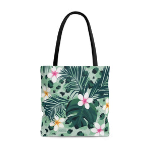 Spotted Jungle Canvas Tote