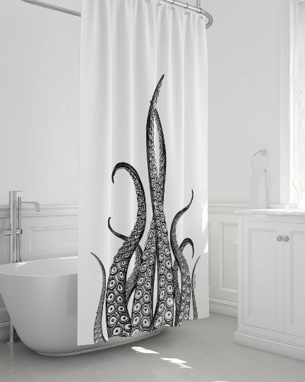 Kraken Shower Curtain