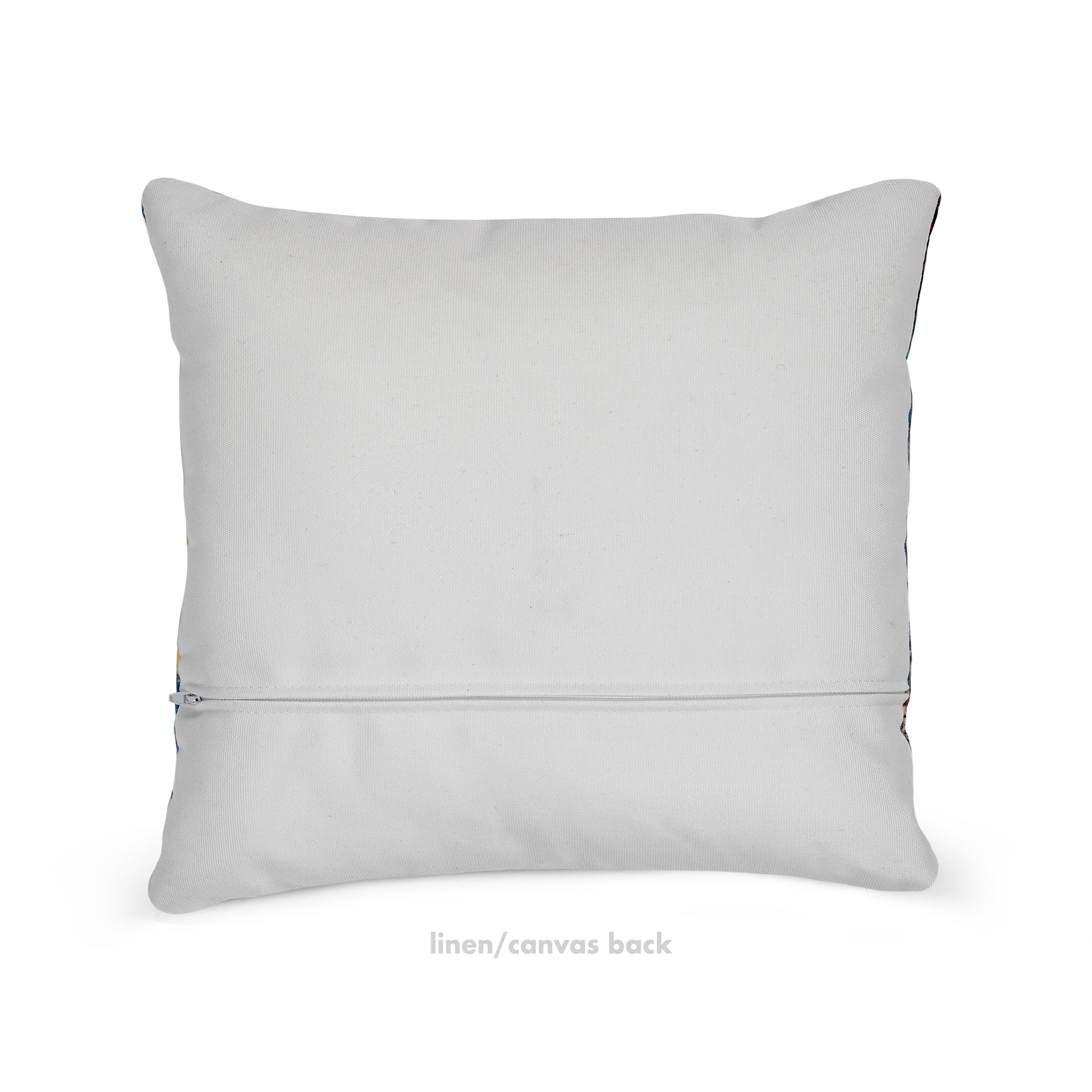 Geo White Circle Pillow