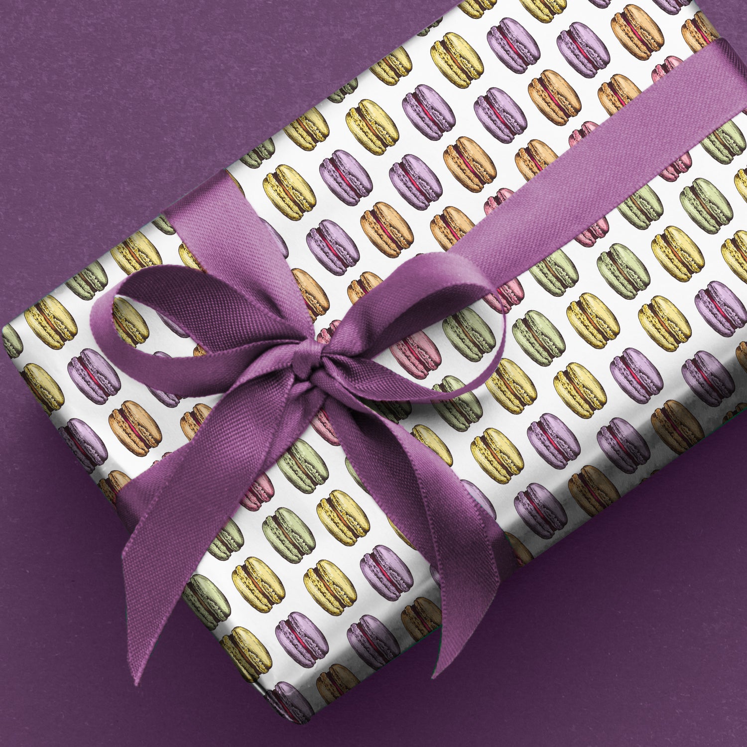 Colorful Macarons Wrapping Paper