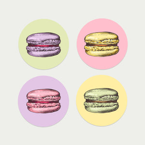 Colorful Macarons Sticker Set