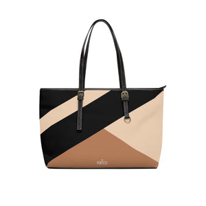 Multi Stripe Tote in Neutrals