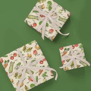 Eat Your Veggies Wrapping Paper