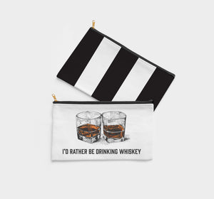 Whiskey Makeup Bag